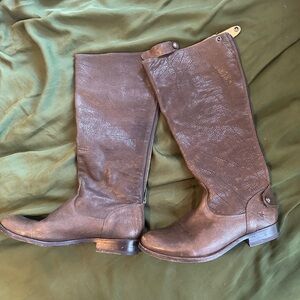 FRYE Riding Boots with back zipper